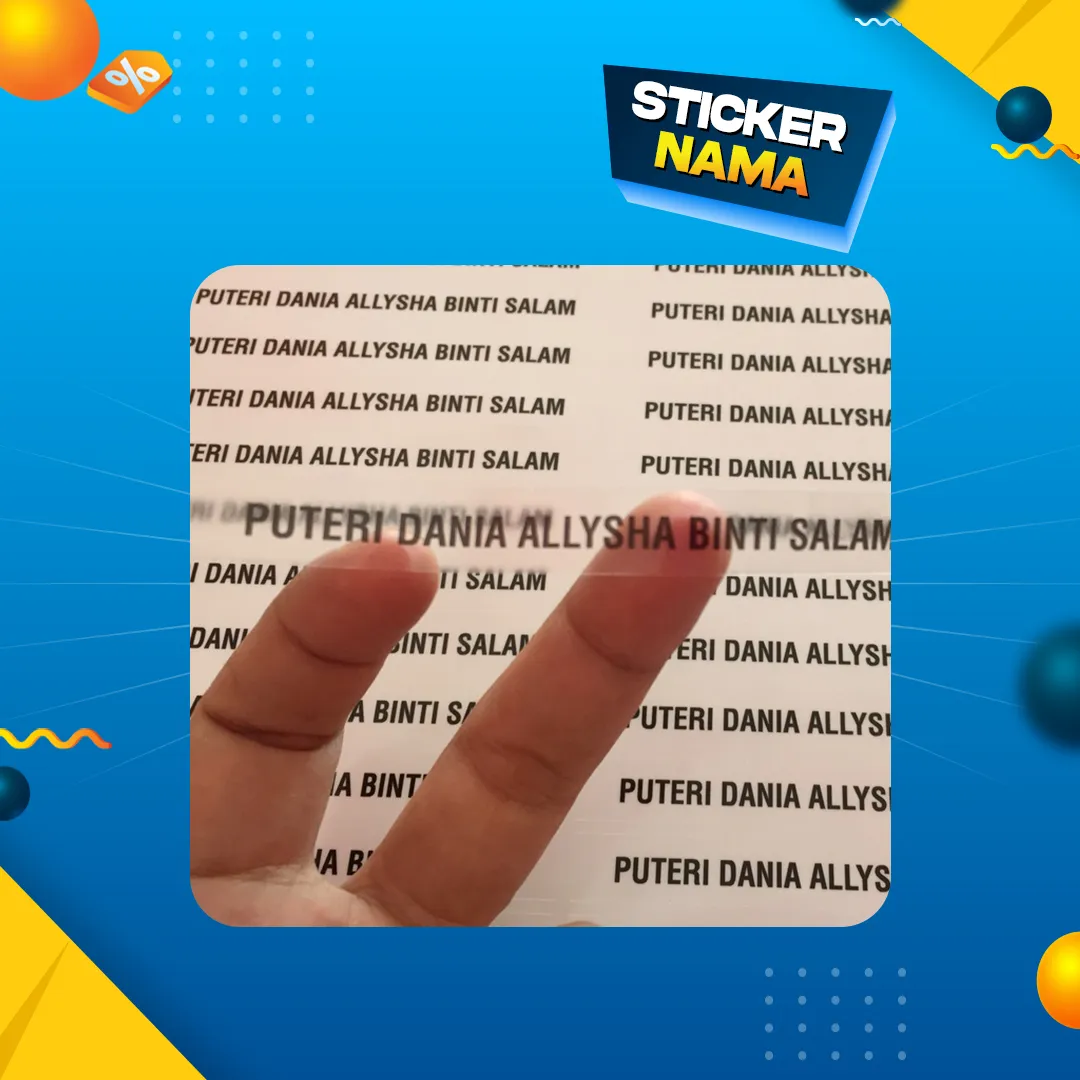 Sticker Nama Sekolah (200pcs) thumbnail 2